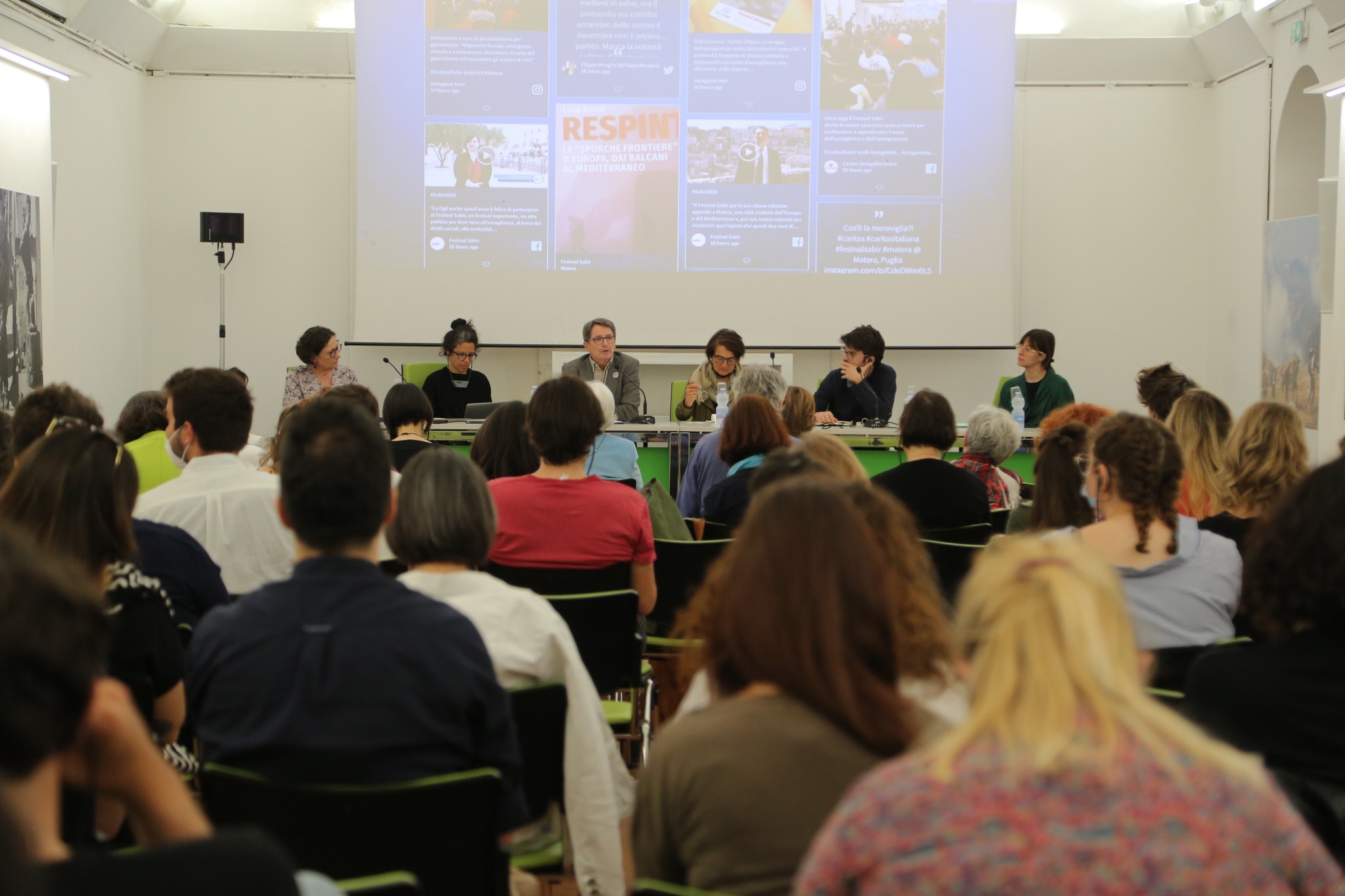 Podiumsdiskussion festival sabir matera